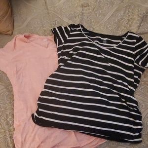 2 old navy maternity tshirts